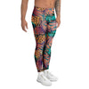 Pineapple Hawaiian Print Men's Leggings-grizzshop