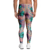 Pineapple Hawaiian Print Men's Leggings-grizzshop