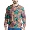 Pineapple Hawaiian Print Men's Sweatshirt-grizzshop