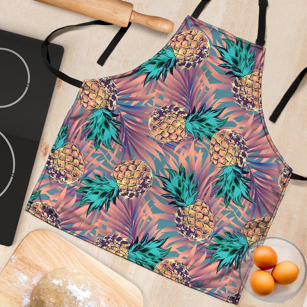 Pineapple Hawaiian Print Women's Apron-grizzshop