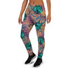 Pineapple Hawaiian Print Women's Joggers-grizzshop