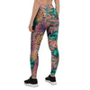 Pineapple Hawaiian Print Women's Leggings-grizzshop