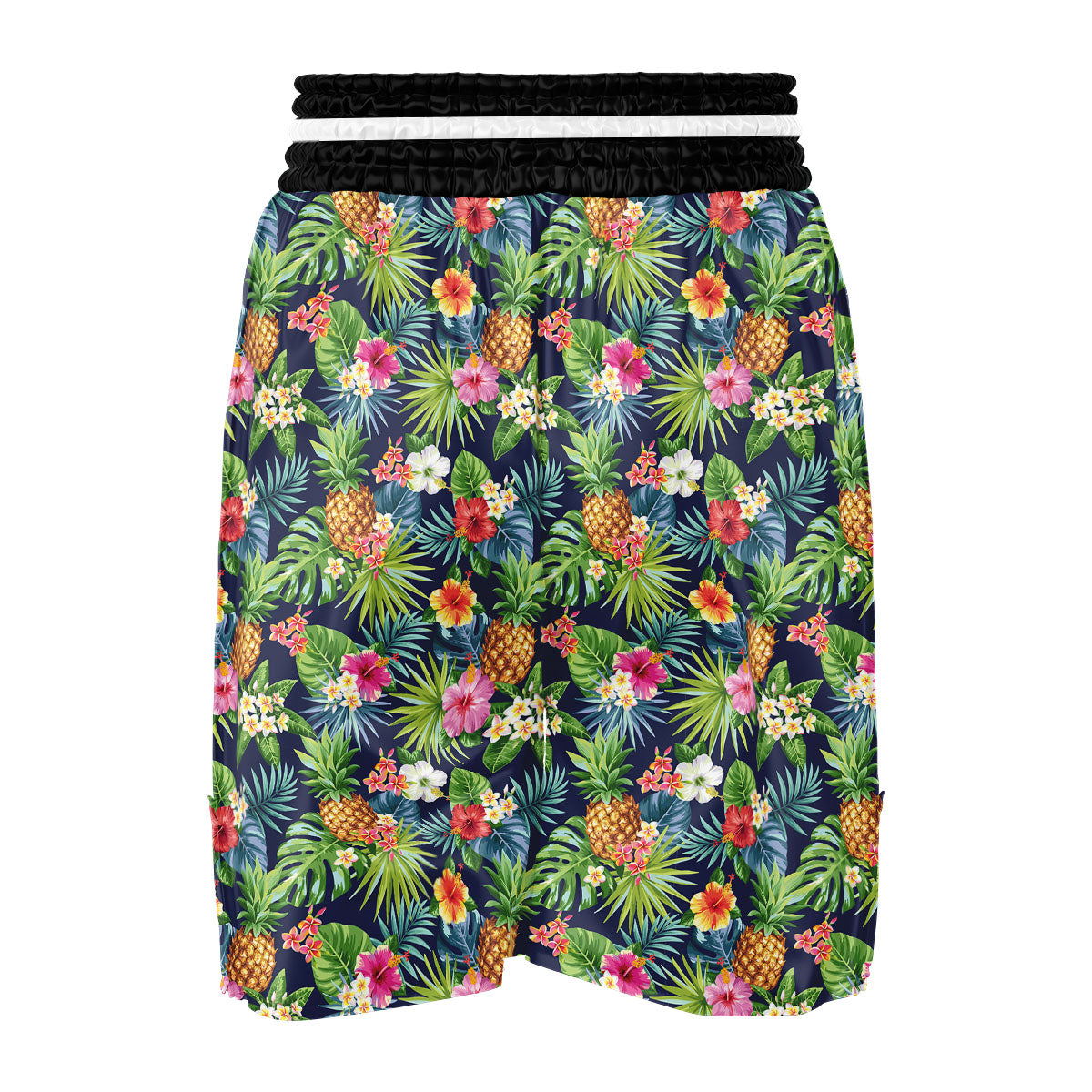 Pineapple Palm Leaf Print Pattern Boxing Shorts-grizzshop