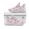 Pineapple Pastel Pink Print Pattern White Athletic Shoes-grizzshop