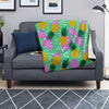 Pineapple Print Blanket-grizzshop