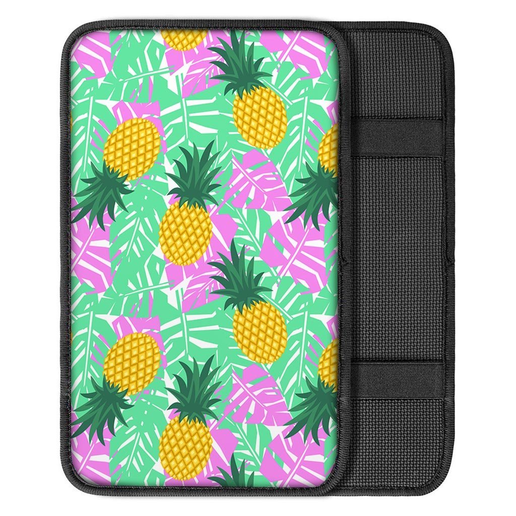 Pineapple Print Car Console Cover-grizzshop