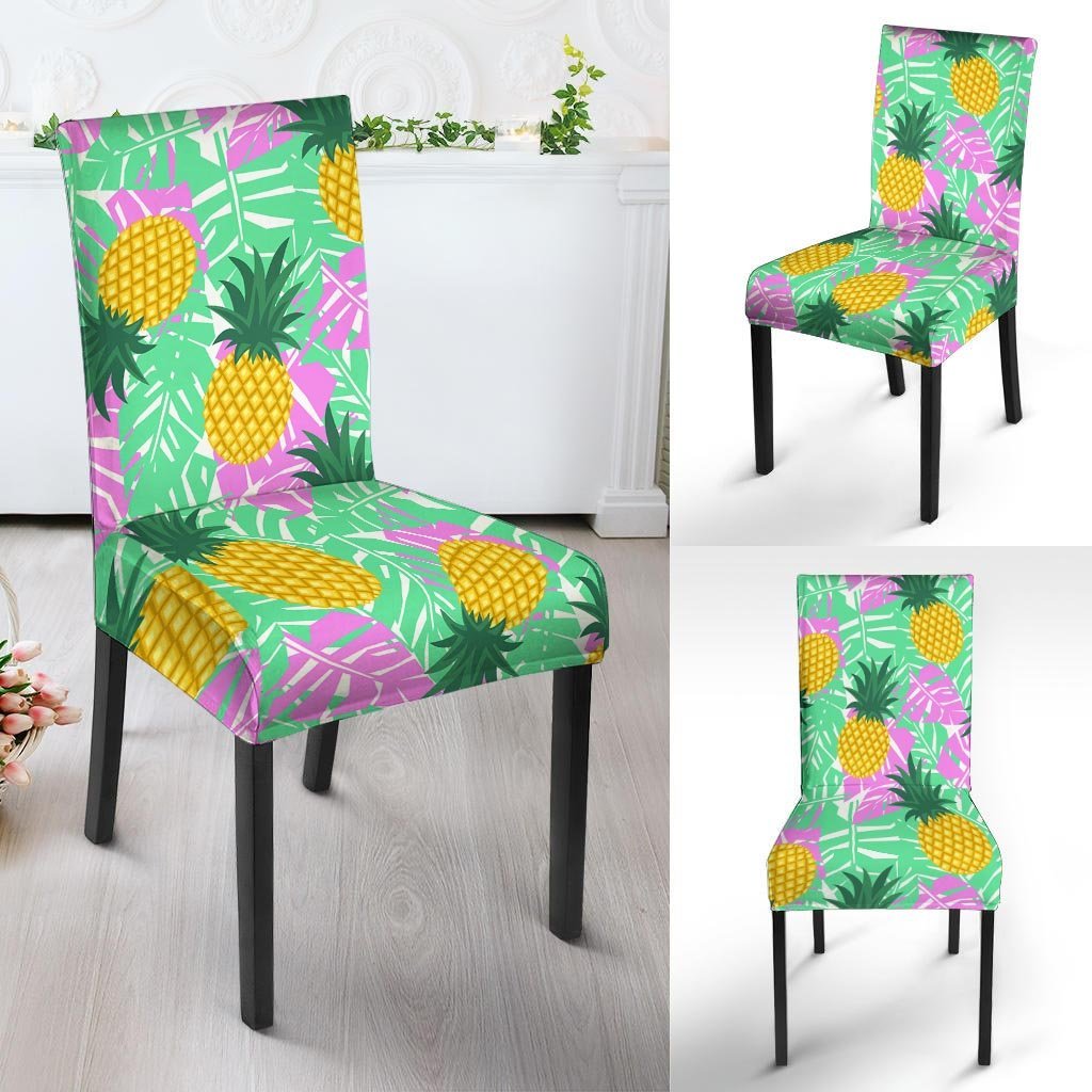 Pineapple Print Chair Cover-grizzshop