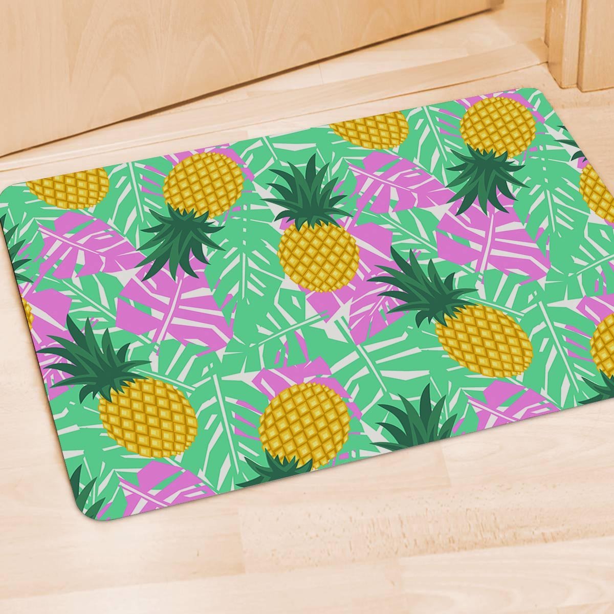 Pineapple Print Door Mat-grizzshop