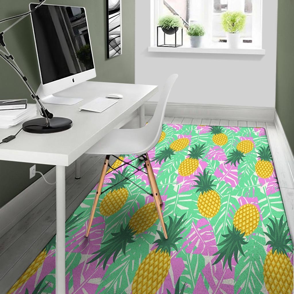 Pineapple Print Floor Mat-grizzshop