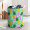 Pineapple Print Laundry Basket-grizzshop