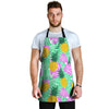 Pineapple Print Men's Apron-grizzshop