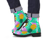 Pineapple Print Men's Boots-grizzshop