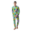 Pineapple Print Men's Pajamas-grizzshop