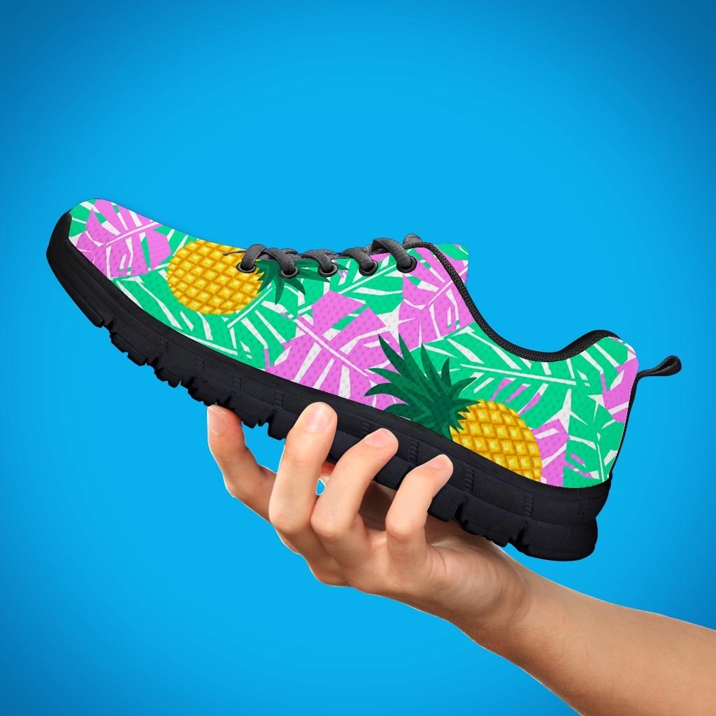 Pineapple Print Men's Sneakers-grizzshop