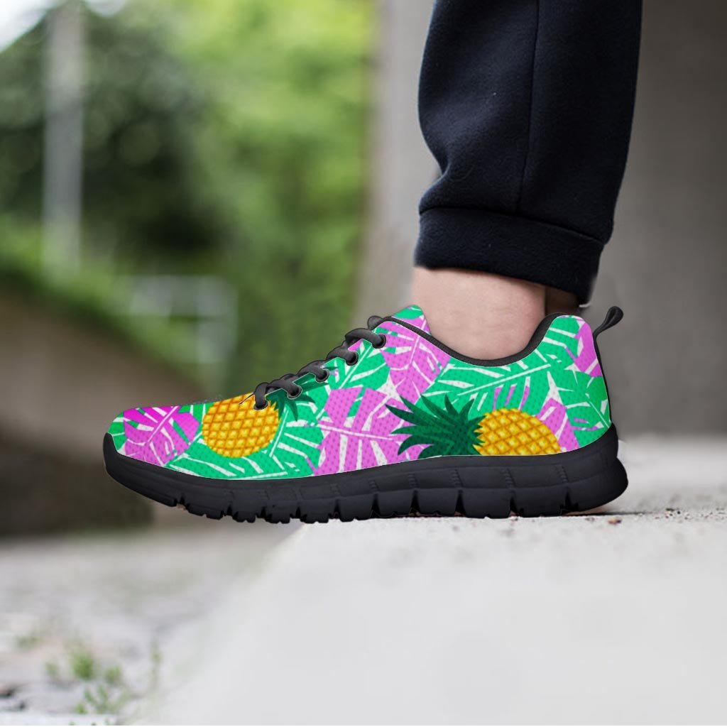 Pineapple Print Men's Sneakers-grizzshop