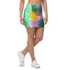 Pineapple Print Mini Skirt-grizzshop