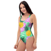 Pineapple Print One Piece Swimsuite-grizzshop