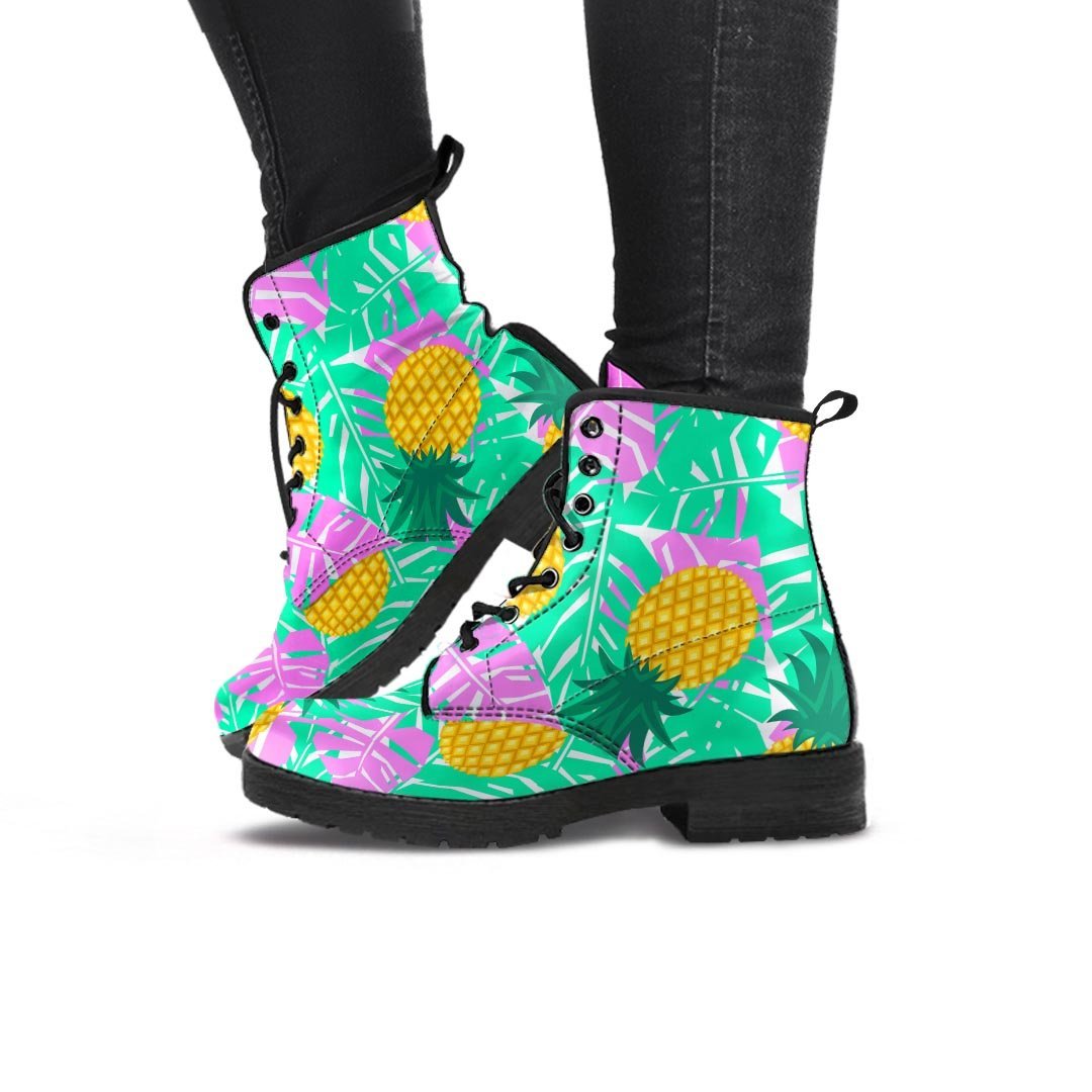 Pineapple Print Women's Boots-grizzshop