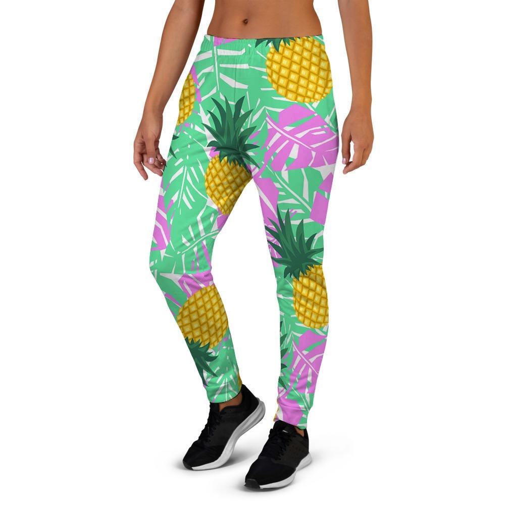 Pineapple Print Women's Joggers-grizzshop