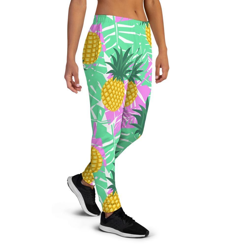 Pineapple Print Women's Joggers-grizzshop