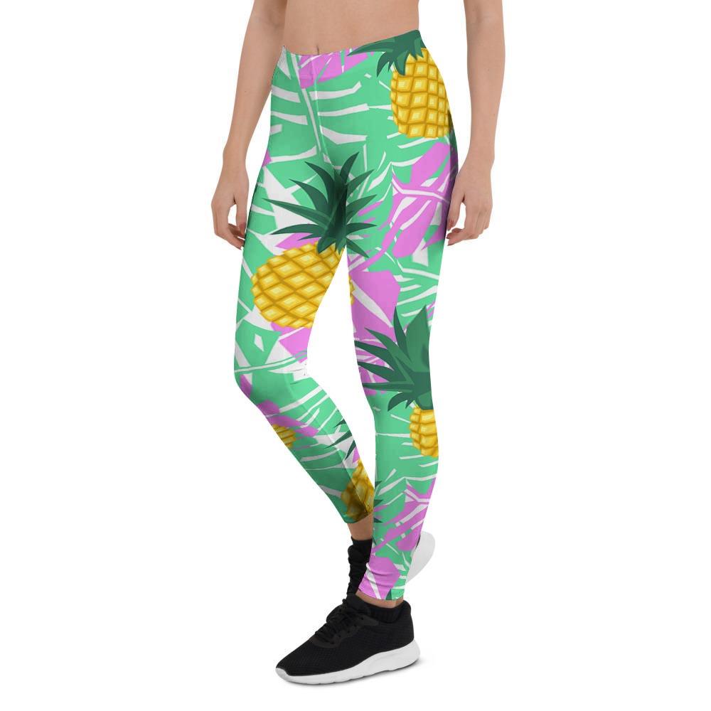 Pineapple Print Women's Leggings-grizzshop