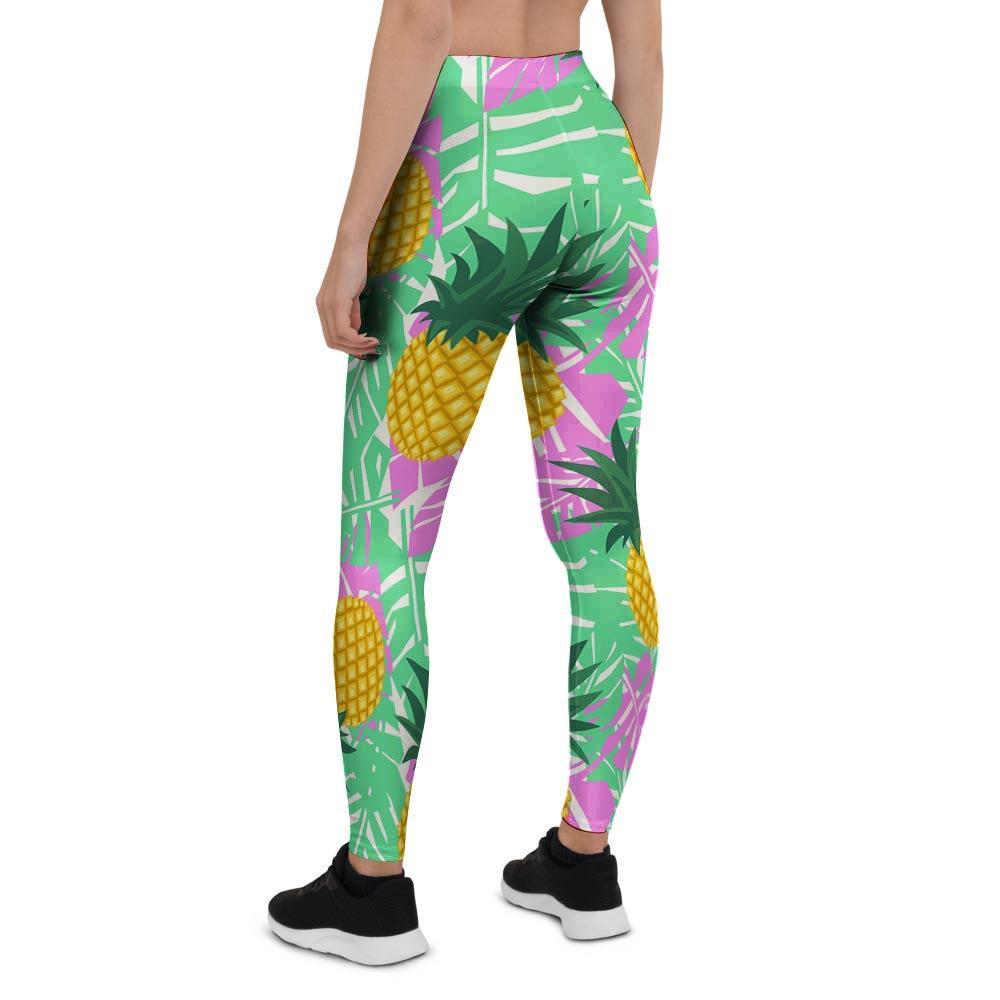 Pineapple Print Women's Leggings-grizzshop