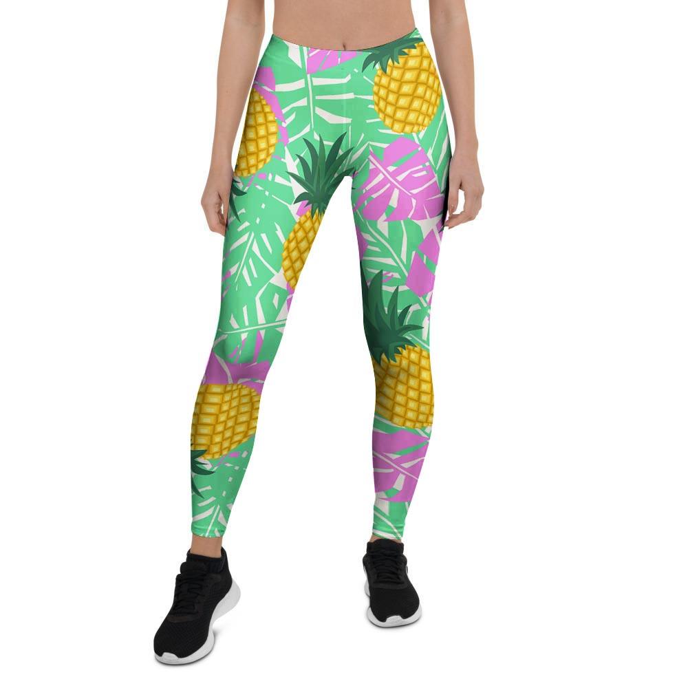 Pineapple Print Women's Leggings-grizzshop