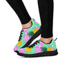 Pineapple Print Women's Sneakers-grizzshop