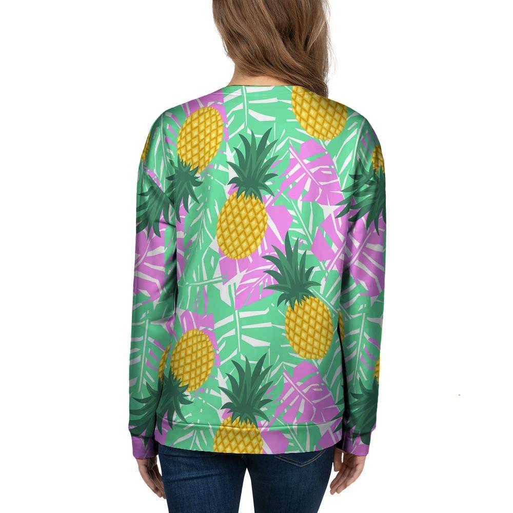 Pineapple Print Women's Sweatshirt-grizzshop