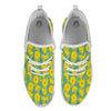 Pineapple Sliced Print Pattern White Athletic Shoes-grizzshop