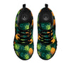 Pineapple Summer Print Pattern Black Sneaker-grizzshop