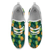 Pineapple Summer Print Pattern White Athletic Shoes-grizzshop