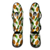 Pineapple White Print Pattern Muay Thai Shin Guards-grizzshop