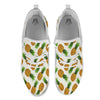 Pineapple White Print Pattern White Athletic Shoes-grizzshop