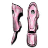 Pineapple White Summer Pink Print Pattern Muay Thai Shin Guards-grizzshop