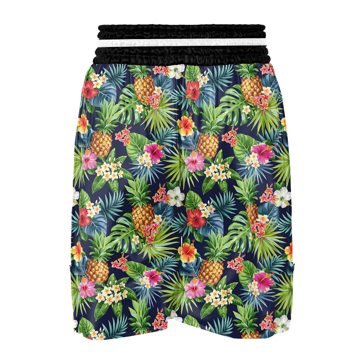 Pineapples Tropical Print Pattern Boxing Shorts-grizzshop