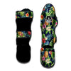 Pineapples Tropical Print Pattern Muay Thai Shin Guards-grizzshop