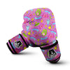 Pink Alien And Cute Monsters Print Pattern Boxing Gloves-grizzshop