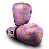 Pink Alien And Cute Monsters Print Pattern Boxing Gloves-grizzshop