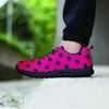 Pink And Black Polka Dot Men's Sneakers-grizzshop