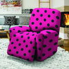 Pink And Black Polka Dot Recliner Cover-grizzshop