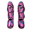 Pink And Blue Butterfly Print Muay Thai Shin Guard-grizzshop