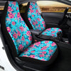 Pink And Blue Rose Floral Car Seat Covers-grizzshop