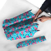 Pink And Blue Rose Floral Umbrella-grizzshop