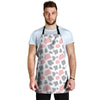 Pink And Grey Cow Print Men's Apron-grizzshop