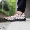 Pink And Grey Cow Print Men's Sneakers-grizzshop