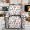 Pink And Grey Cow Print Recliner Cover-grizzshop