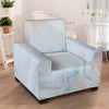 Pink Beige Marble Armchair Cover-grizzshop