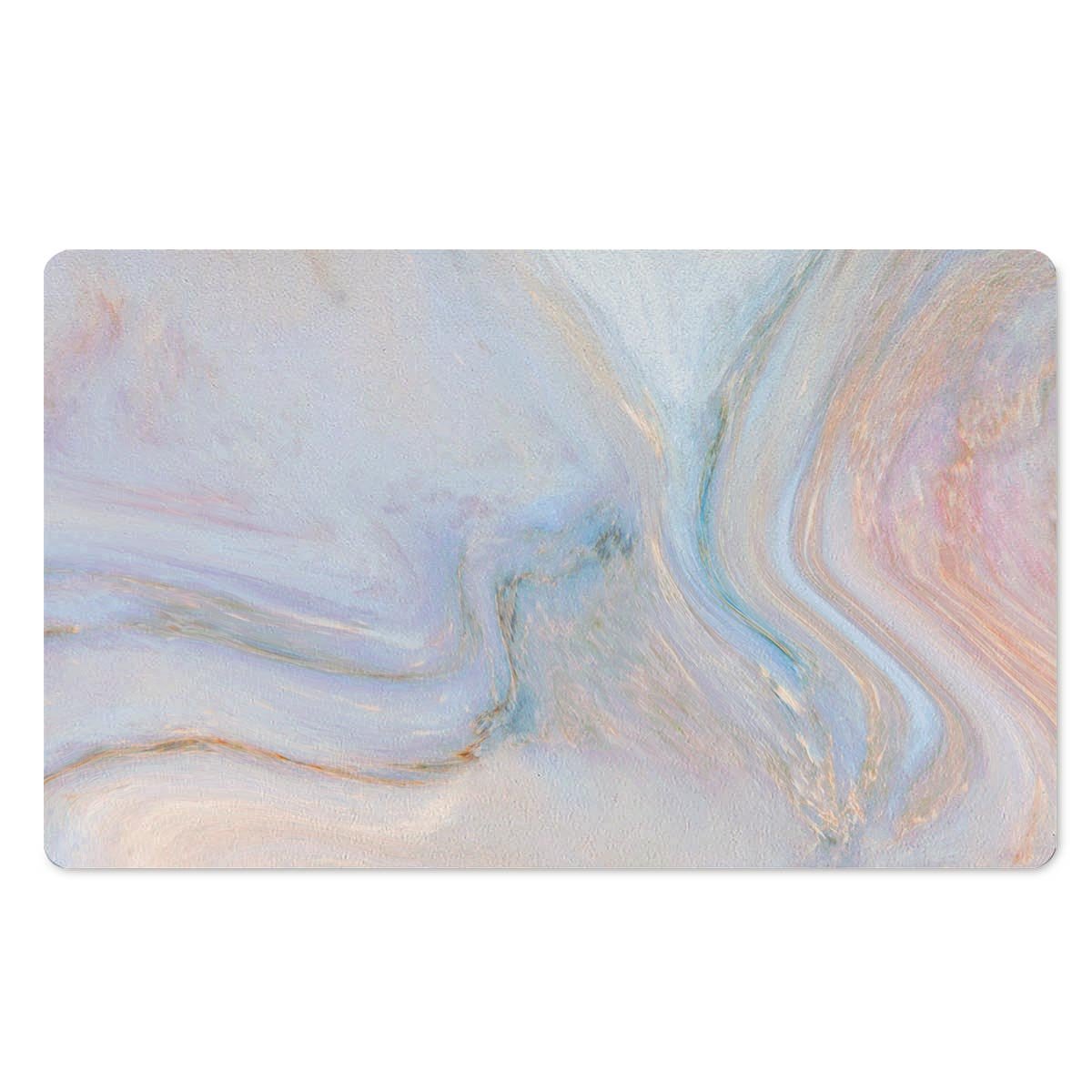Pink Beige Marble Door Mat-grizzshop