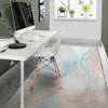 Pink Beige Marble Floor Mat-grizzshop